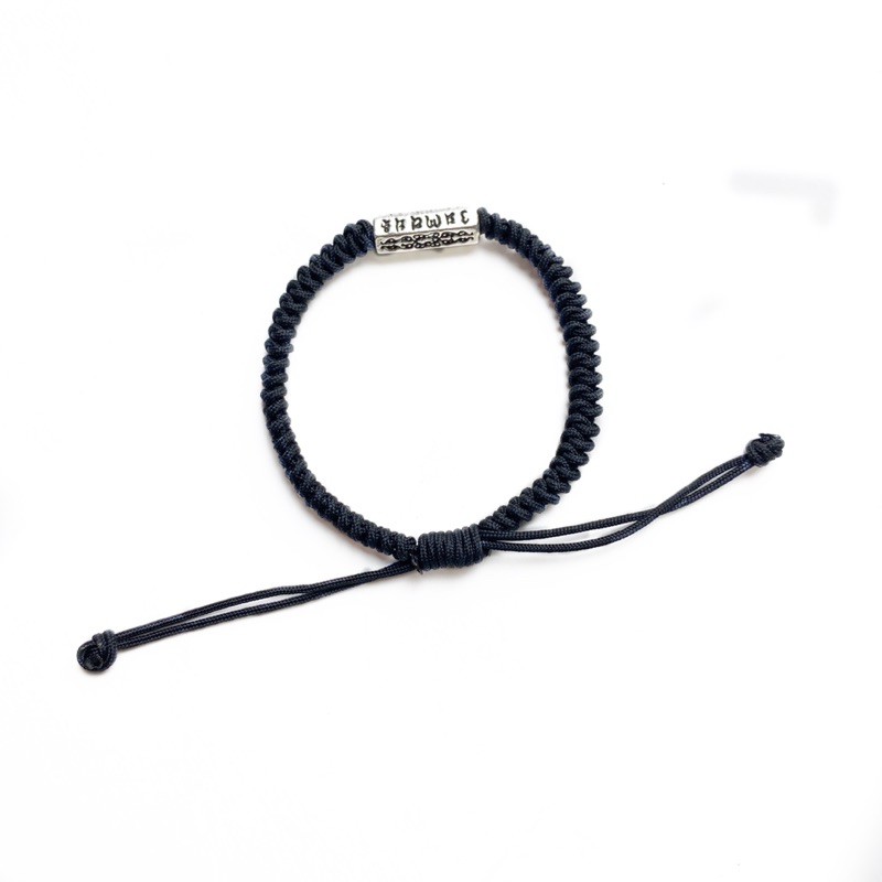 Vòng tay handmade mix Bạc cao cấp Ohm Mani Padme Hum - KAIA
