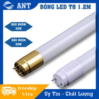 Bóng tuýp led 1m2 thuỷ tinh 22w, 22w đầu nhôm và đầu nhựa, bộ đèn led siêu sáng