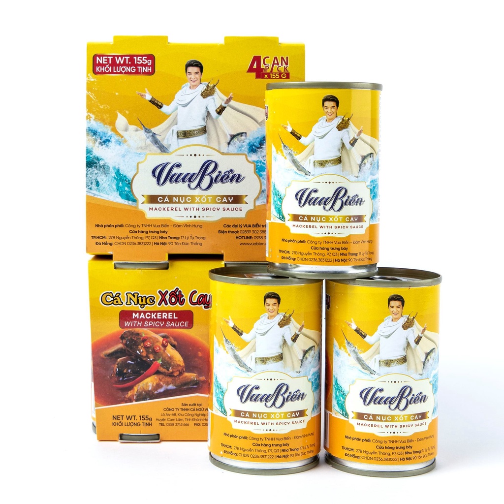 CÁ NỤC XỐT CAY VUA  BIỂN 155G