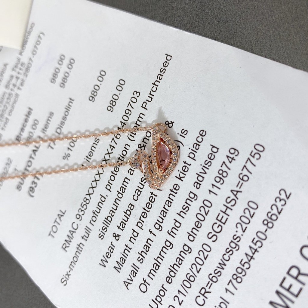 Dây chuyền mặt hình thiên nga đính đá thời trang cao cấp 5469989