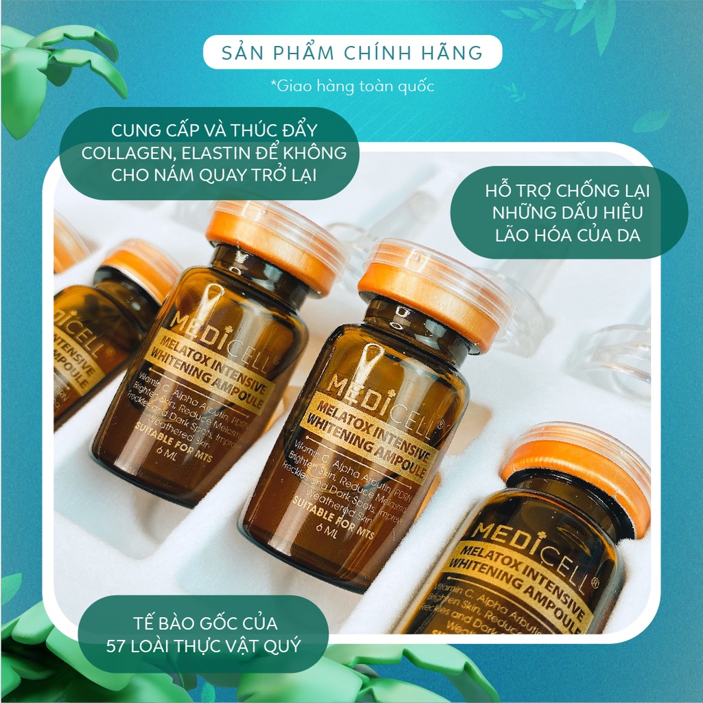 Tế Bào Gốc Nám Medicell Melatox, Kem Nám Tàn Nhang, Tái Tạo Da - Lọ 6ml