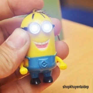 -Móc khóa Minion kêu I love You có đèn led có âm thanh -Móc khóa Minion kêu I love You có đèn led