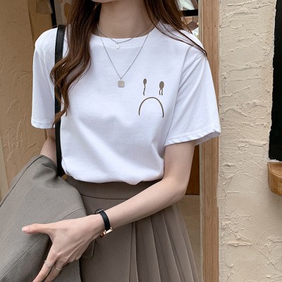 Áo Thun Nữ Tay Lỡ Form Rộng Phong Cách Hàn Quốc Mới