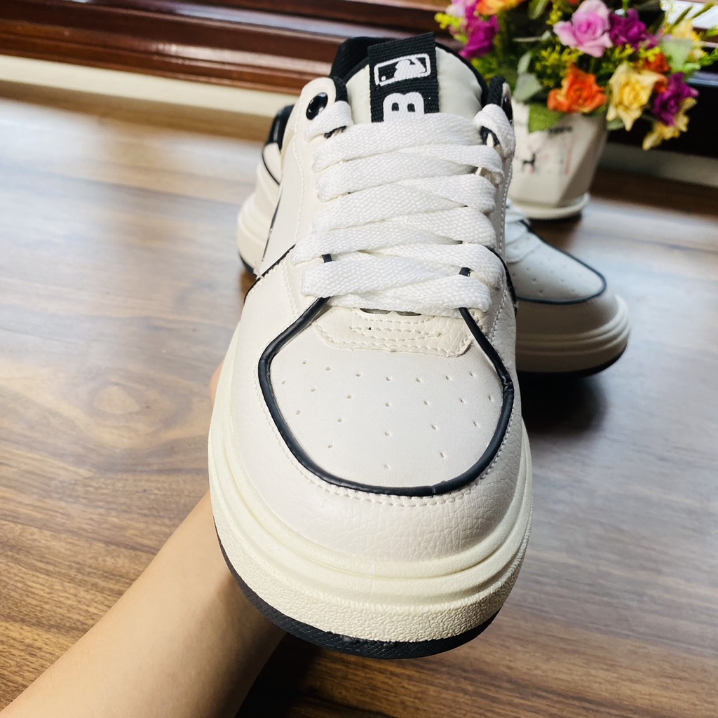 Mlb Chunky Bản Độn Đế 2 Phiên Bản Xanh Và Đen Ngầu Lòi Đế Cao 5 Cm