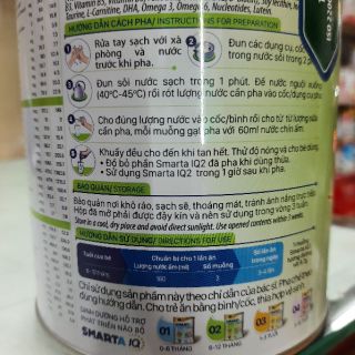 Sữa bột SmartA IQ 2 (6-12 tháng) 400g