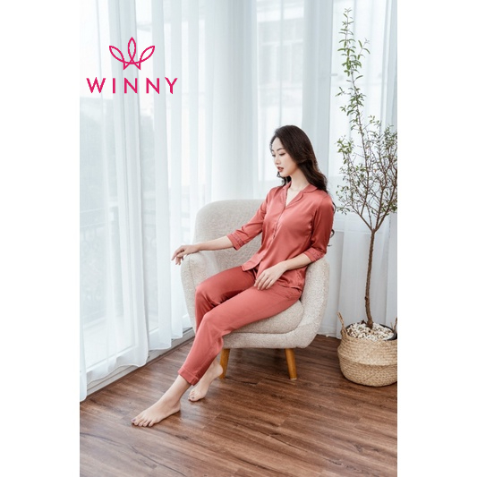 Bộ mặc nhà tay lỡ quần dài Winny 2MNSA21903L