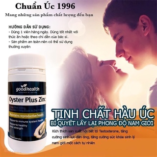 Tinh chất hàu Good Health Oyster Plus tăng cường sinh lý nam giới (Date 2024)