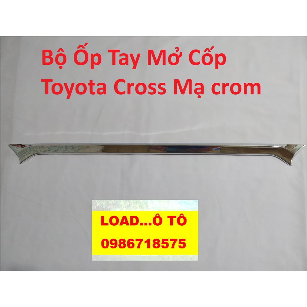 Ốp Tay Cốp Toyota Cross ❤️ Ốp Tay Mở Cốp Xe Toyota Corolla Cross