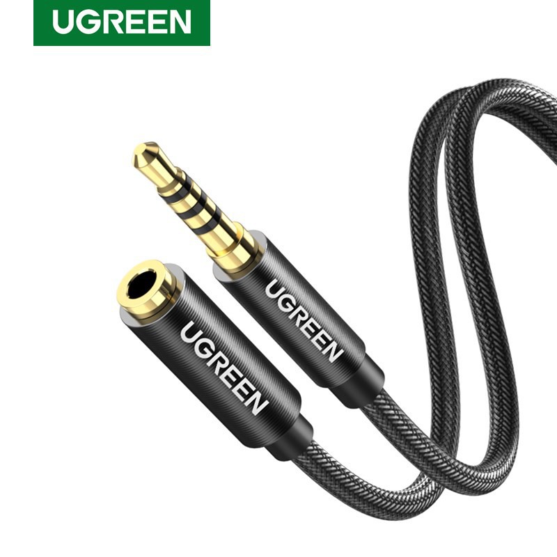 Dây AV nối dài 3.5mm Cao Cấp Ugreen 60846 60847 AV118 (đầu mạ vàng) Chính Hãng