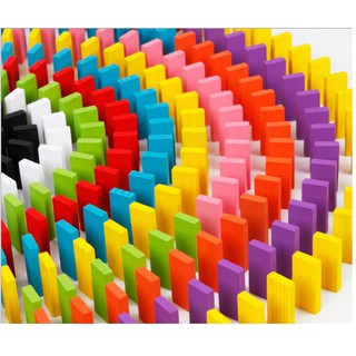 Đồ chơi gỗ bộ Domino 1000 chi tiết cho bé thỏa sức sáng tạo