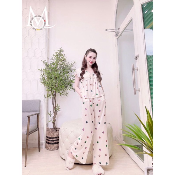 Set lụa cánh tiên Mai Ngô quần dài | BigBuy360 - bigbuy360.vn