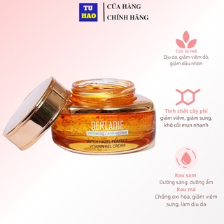 Gel dưỡng ẩm da Mụn, mờ thâm Derladie Witch Hazel Vitamin Gel Cream 55ml - Từ Hảo