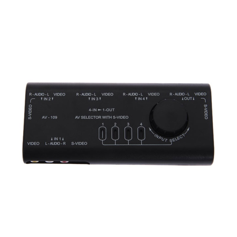 Công Tắc RCA 4 Trong 1 Dùng Cho Máy Chiếu / Laptop / TV