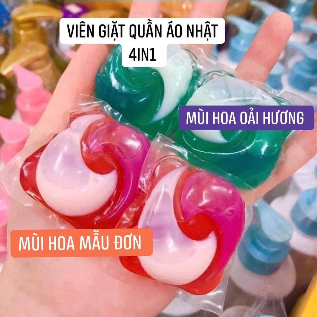 [12v/36v] Viên Giặt Xả Quần Áo 4D Bold GELBALL 4D P&amp;G Nhật Bản ( Date mới)