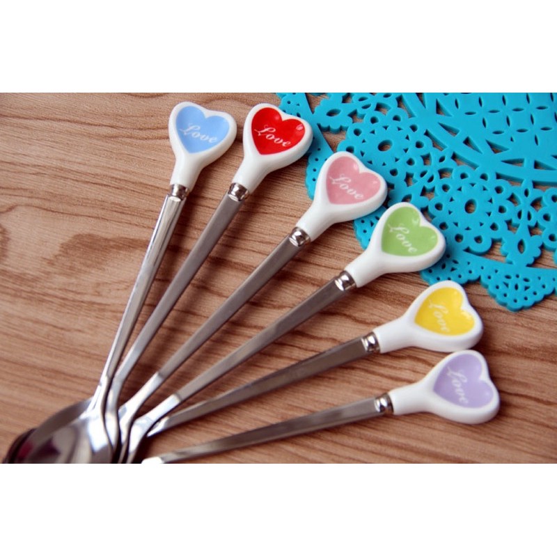Thìa cà phê inox cao cấp LOVE ( thìa tình yêu) 0181