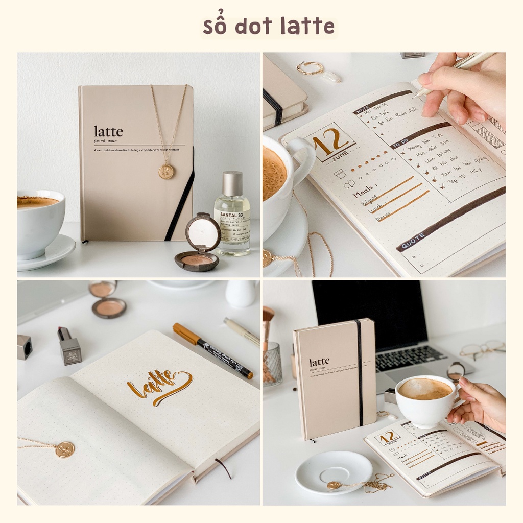 Sổ tay Bullet Journal Crabit - Lên kế hoạch - Dotgrid, Planner, Trơn, Còng, kẻ ngang... GIÁ SHOCK