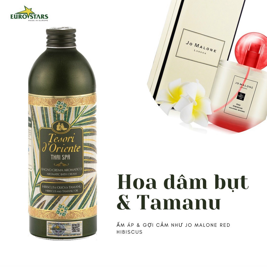 Sữa tắm nước hoa Ý Tesori D'oriente, Sữa tắm xích Tesori lưu hương lâu - Dung Lượng 500ml - Tặng vòi xịt [ Chính Hãng ] | BigBuy360 - bigbuy360.vn