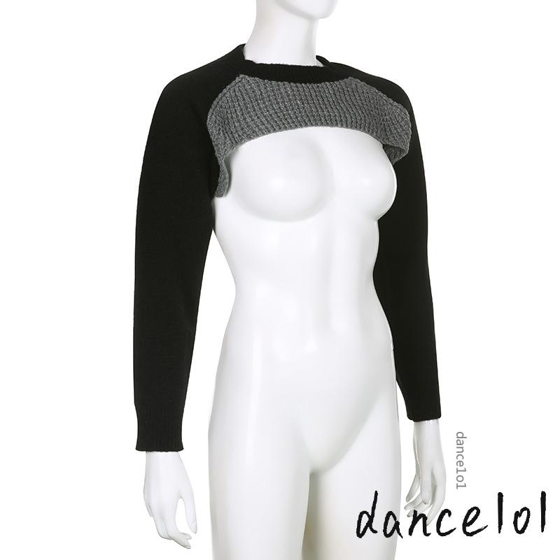 Áo Sweater Khiêu Vũ 1O1 Tay Dài Cổ Tròn Cắt Xẻ Nhiều Màu Sắc Cho Nữ