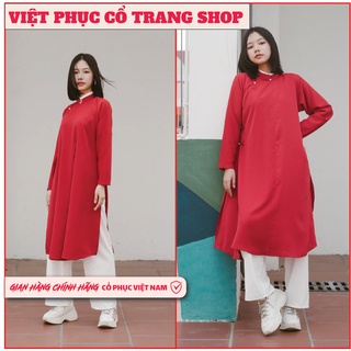 Áo dài tay chẽn cổ phục việt nam, áo ngũ thân tay chẽn nam nữ | Việt Phục Nguyên An