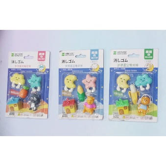 Tẩy set phi hành gia trăng sao T58 gôm cute dễ thương