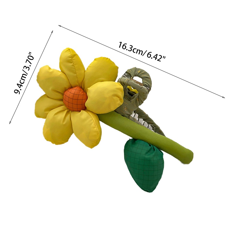 Kẹp Tóc Càng Cua Hình Bông Hoa Xinh Xắn Dành Cho Nữ