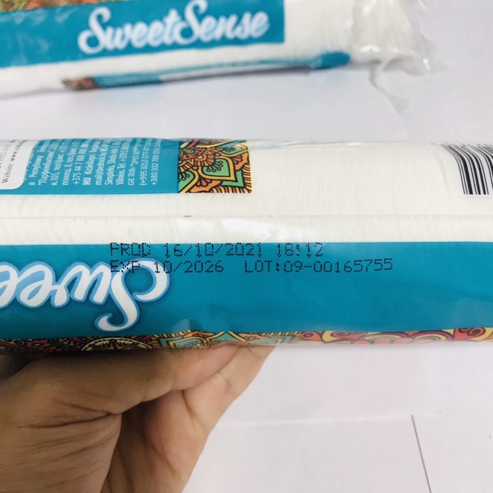 Bông tẩy trang Sweet Sense Cotton Pads (120 MIẾNG)