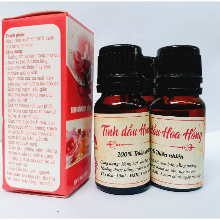 CHỌN HƯƠNG Bộ 10 Lọ Tinh Dầu 10ml 100% Thiên Nhiên