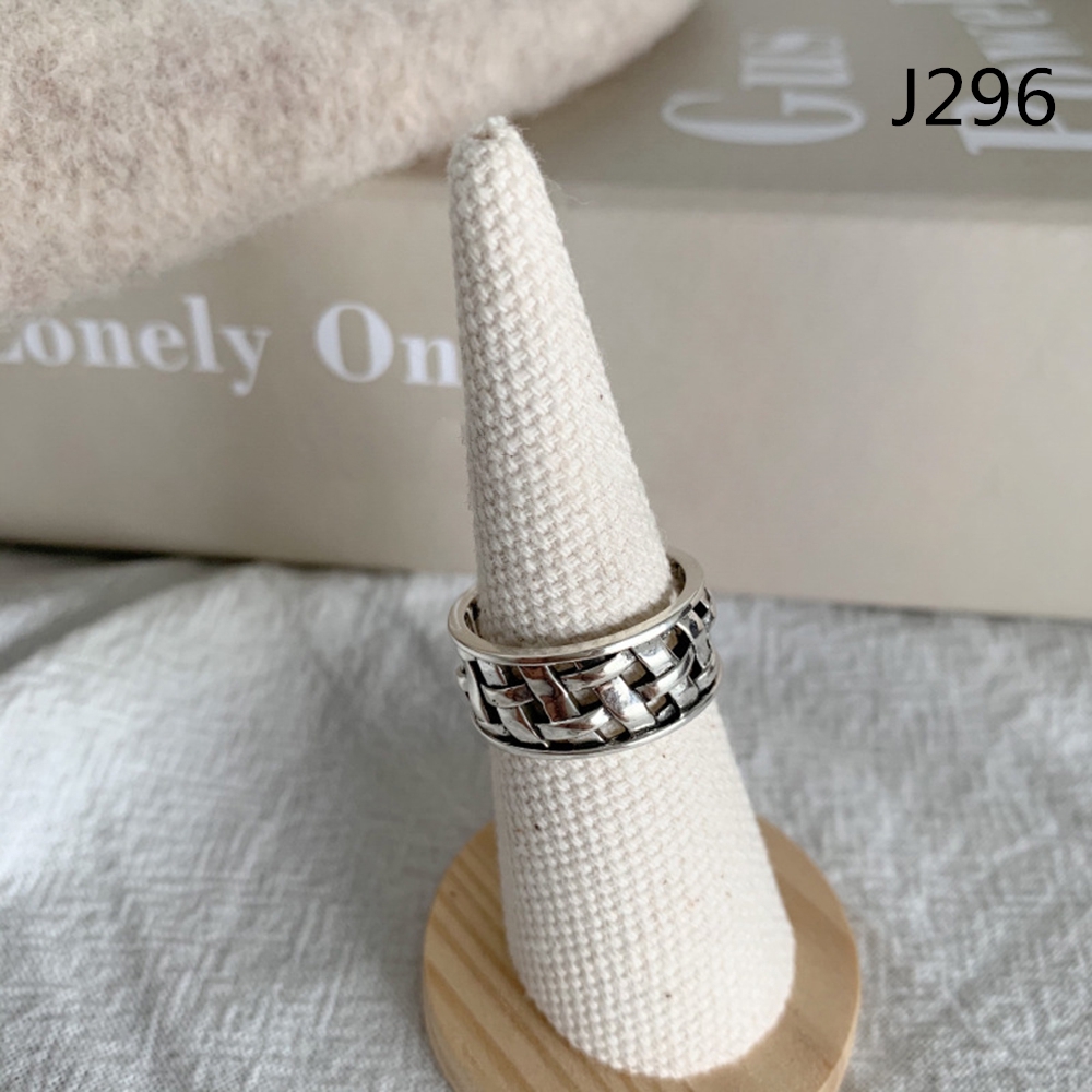 Nhẫn Hở Đính Hạt Phong Cách Retro Cho Nữ