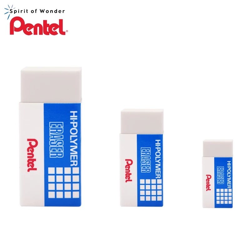 Tẩy Bút Chì Pentel Hi-Polymer | Gôm Tẩy Học Sinh Pentel ZEH | An Toàn Không Độc Hại