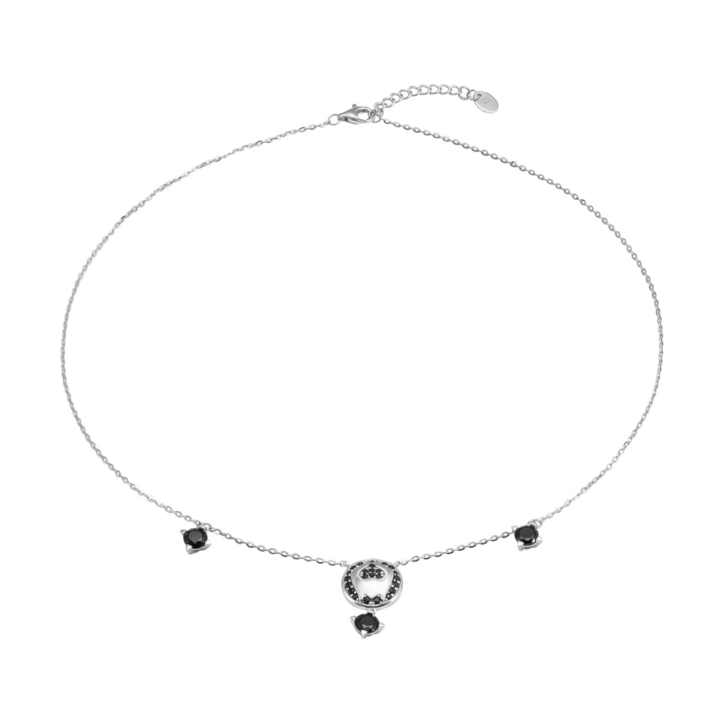 Dây cổ bạc đính đá Sythentic PNJSilver ZTZTW000008