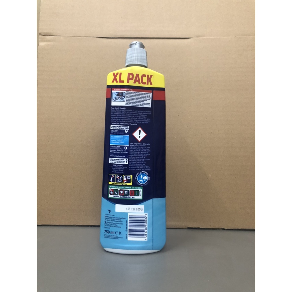 Nước làm bóng FINISH 750ml cho máy rửa bát ,giúp tăng tốc độ làm khô và cung cấp độ bóng.