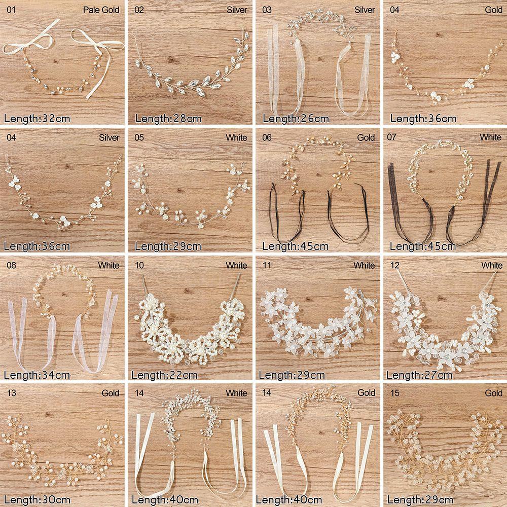 Băng Đô Cài Tóc Đính Hoa Cho Cô Dâu Ngày Cưới