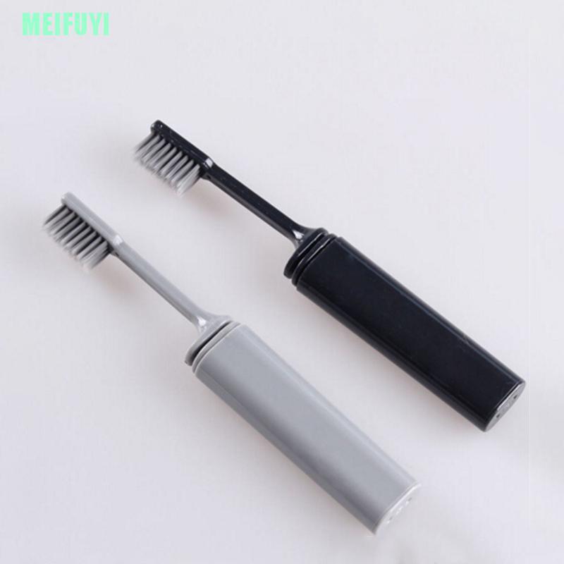 [Hàng mới về] Bàn chải đánh răng mềm có thể gấp gọn tiện lợi chuyên dùng khi đi du lịch