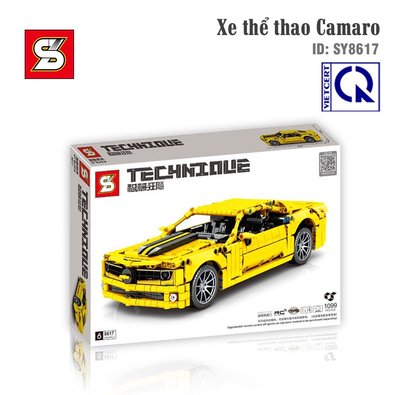 Đồ chơi lắp ráp xe Technic mô hình Xe thể thao Camaroe  - SY BLOCK 8617