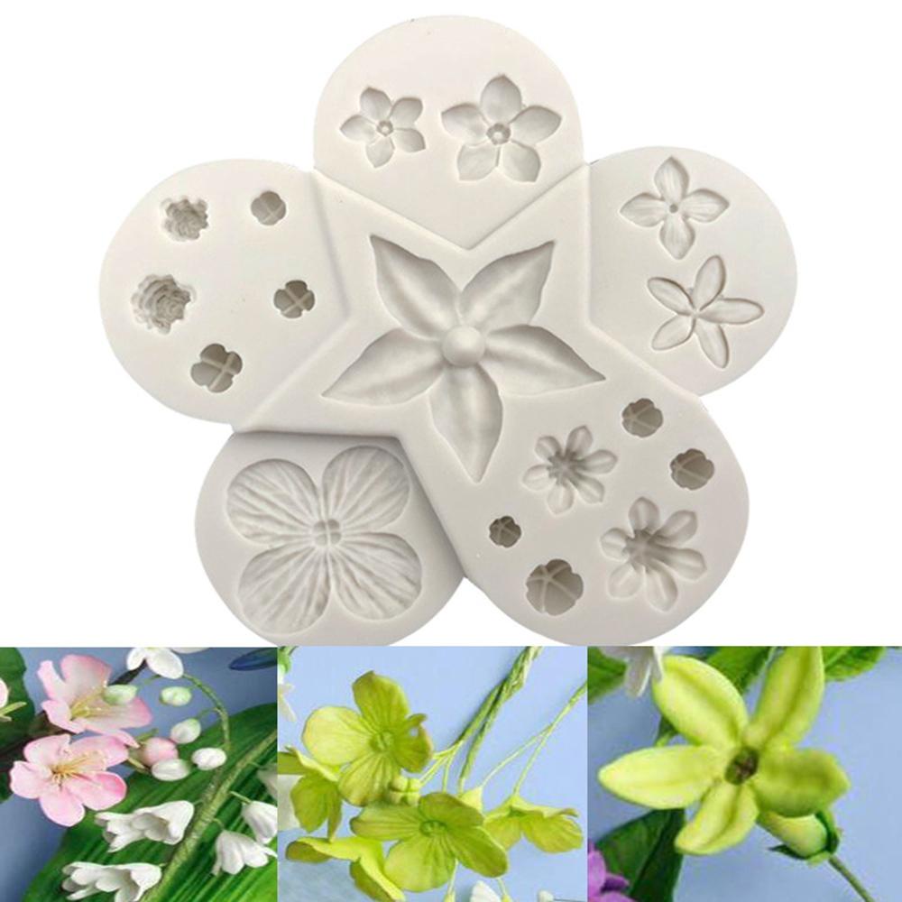 AUGUSTINA Khuôn Silicone Làm Bánh Tạo Hình 3D Độc Đáo Tiện Dụng