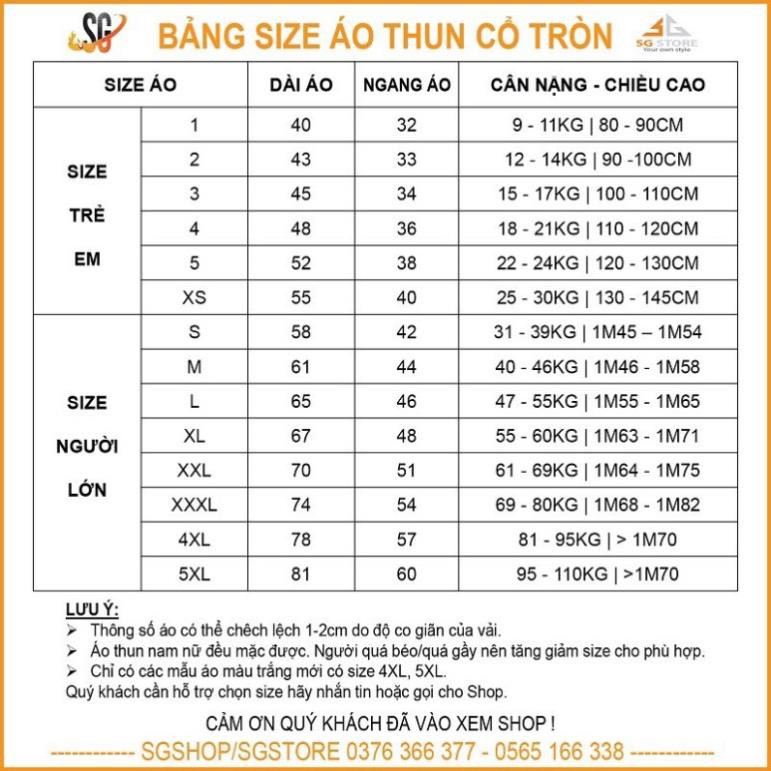 VHL Store Áo Thun Nhóm - Thun Cotton - Đủ size Nam Nữ SGS124 VHL Store