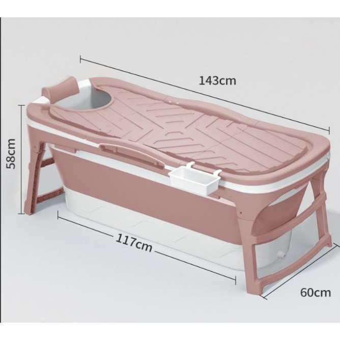 Bồn tắm silicon gấp gọn tiện dụng dùng cho cả người lớn và trẻ nhỏ mẫu cao cấp