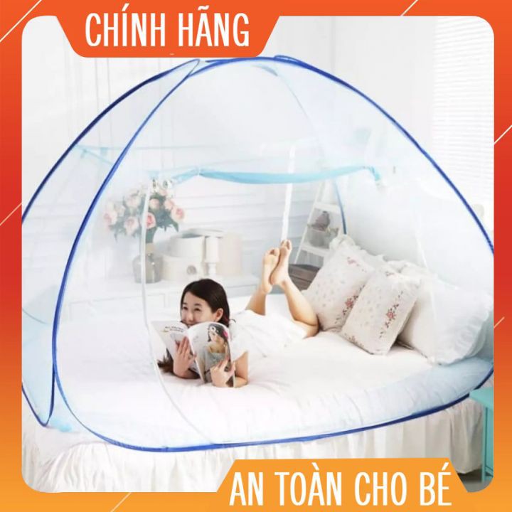 Màn chụp tự bung, Mùng chụp tự bung 2m2x2m tiện lợi thiết kế tự bung không đáy.