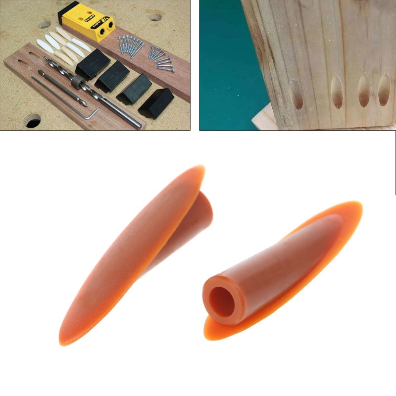 Bộ 100 Nút Nhựa Ẩn Lỗ Cho Hệ Thống Gỗ Mới