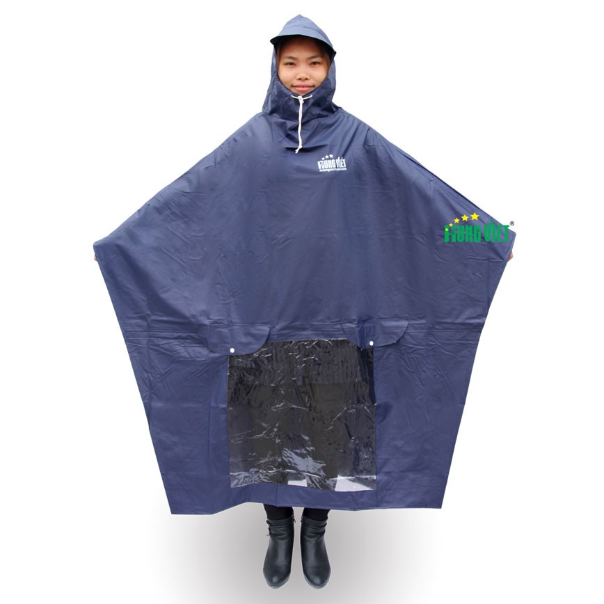 Áo mưa cánh dơi PVC Hưng Việt chống thấm tuyệt đối