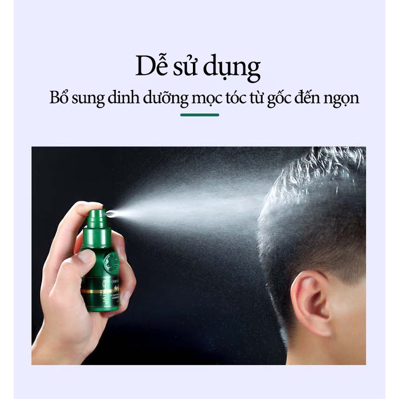 Tinh dầu mọc tóc nhanh 30ml xịt mọc tóc tinh chất mọc dày tóc chống rụng tóc nuôi dưỡng mái tóc Hiệu quả nhanh