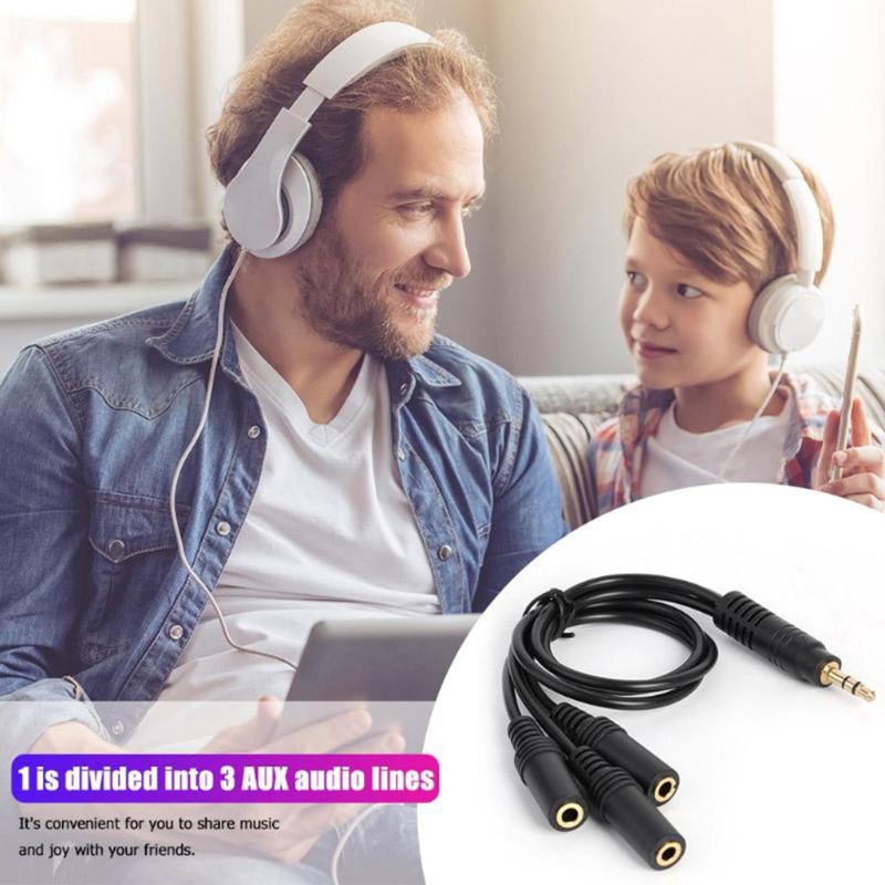 Đầu Chia 3 Cổng Âm Thanh 3.5mm