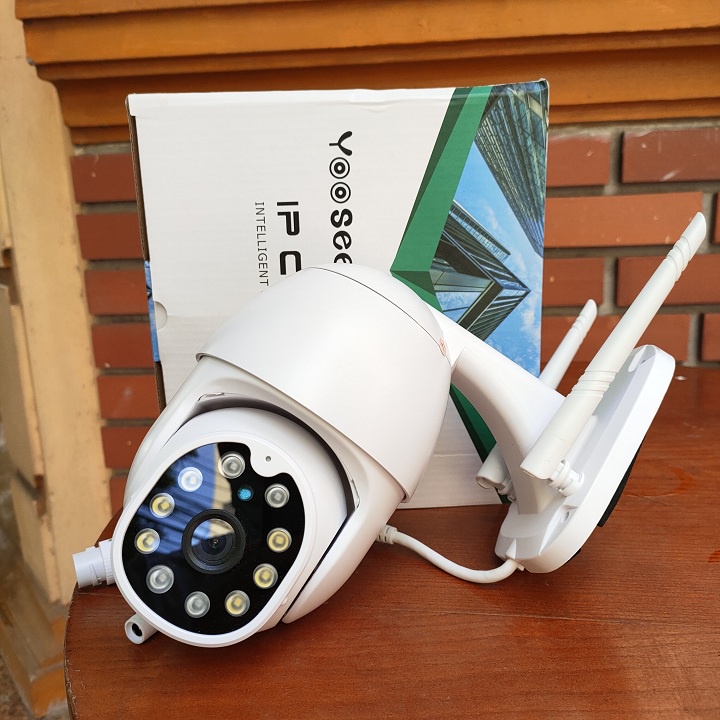 Camera ngoài trời yoosee Ptz 10led 3.0Mpx xoay 360 độ siêu nét, đàm thoại 2 chiều, có màu ban đêm