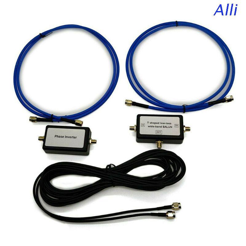 Alli 250mW YouLoop Magnetic Antenna Portable Passive Magnetic Loop Antenna with Low Loss Broadband BALUN for HF and VHF