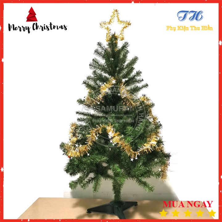 Cây thông noel để bàn mini 1m2 90cm 60cm  trang trí giáng sinh trong nhà phòng ngủ ngoài trời