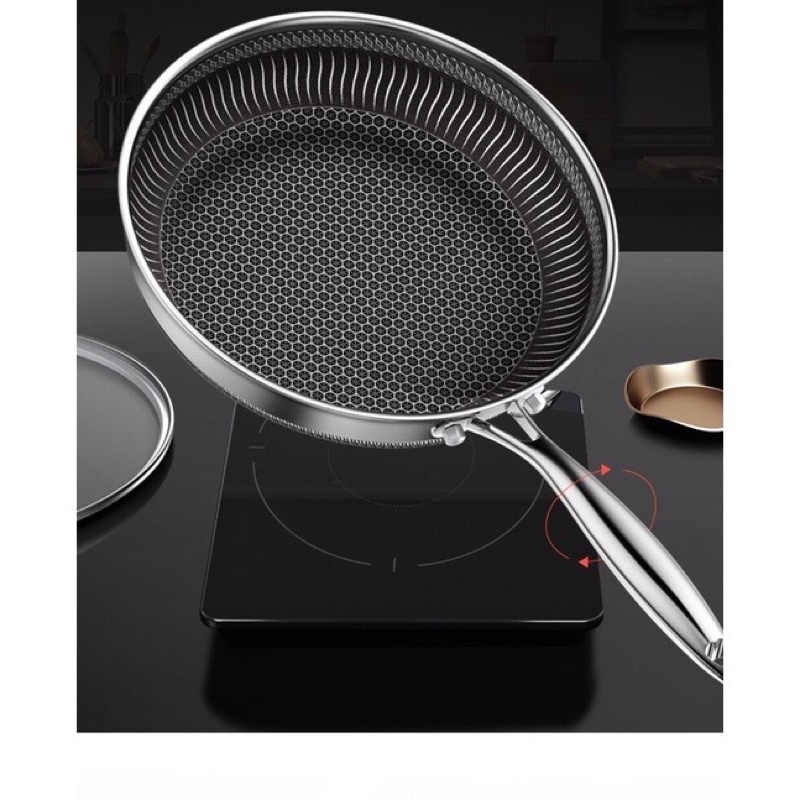 CHẢO INOX 316 CÔNG NGHỆ "KHẮC LAZER 2 MẶT, 7 LỚP" CÔNG NGHỆ ĐỨC🇩🇪