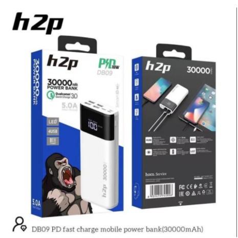 Sạc dự phòng iphone 30000mAh HOCO DB09 hỗ trợ sạc nhanh PD 18W có đèn led hiển thị - SATOPA OFFICIAL