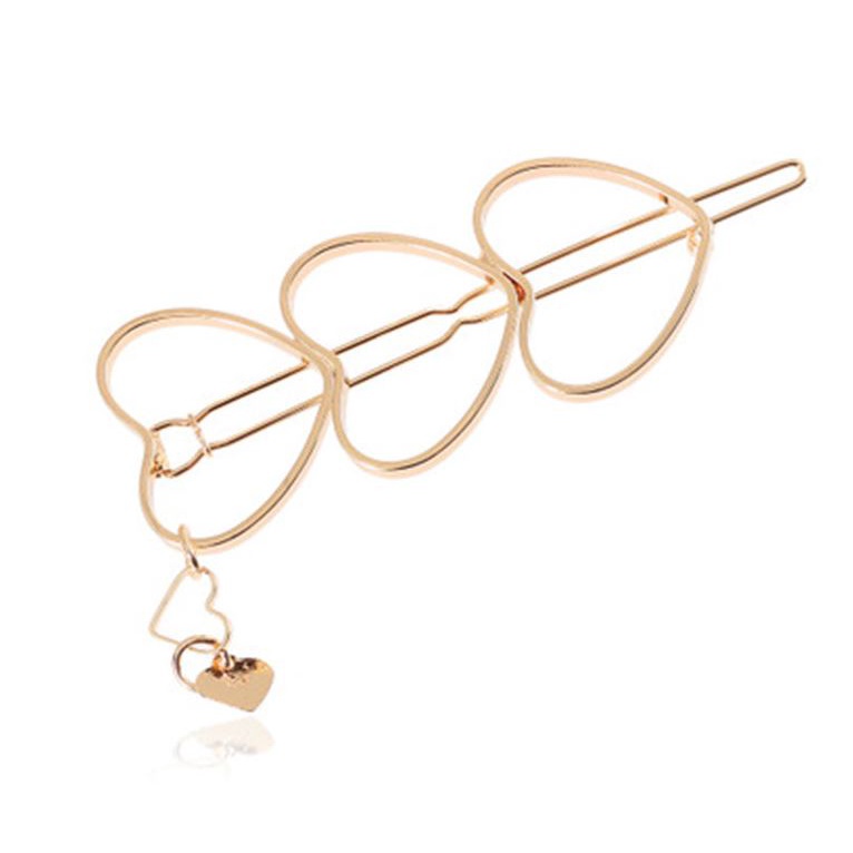 Kẹp Tóc Đồng Hình Học Đơn Giản Lukith M14