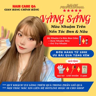 Thuốc Nhuộm Dưỡng Tóc Màu Vàng Sáng Dành Cho Da Trắng - Hair Care Q4