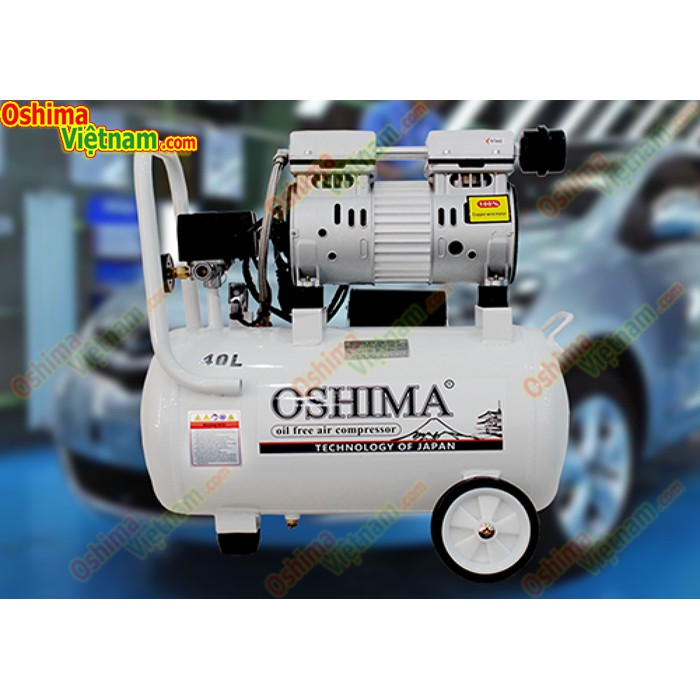Máy nén khí Oshima 40L - Không dầu, dung tích 40 lít